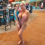 Coco Austin Instagram - Once again we had a great staycation at @greatwolflodge with dad, sister, brother, cousins and kids! Chanel rode the waterslides like 100 times .. such a perfect place when its 110 degrees outside! #happy4thofjuly -swipe Great Wolf Lodge Scottsdale AZ