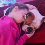 Coco Austin Instagram - I have a hard time getting ready for school in the morning cuz Sparty has the best snuggles,I keep falling asleep on him