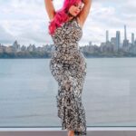 Coco Austin Instagram - Sometimes I just get up in the morning and lounge around in dresses like this....lol Mag- @moevir.paris Dress - @original_x_one Photographer- @jessicacirzphotography Hair- @zuzubeauty Waterside Restaurant & Catering