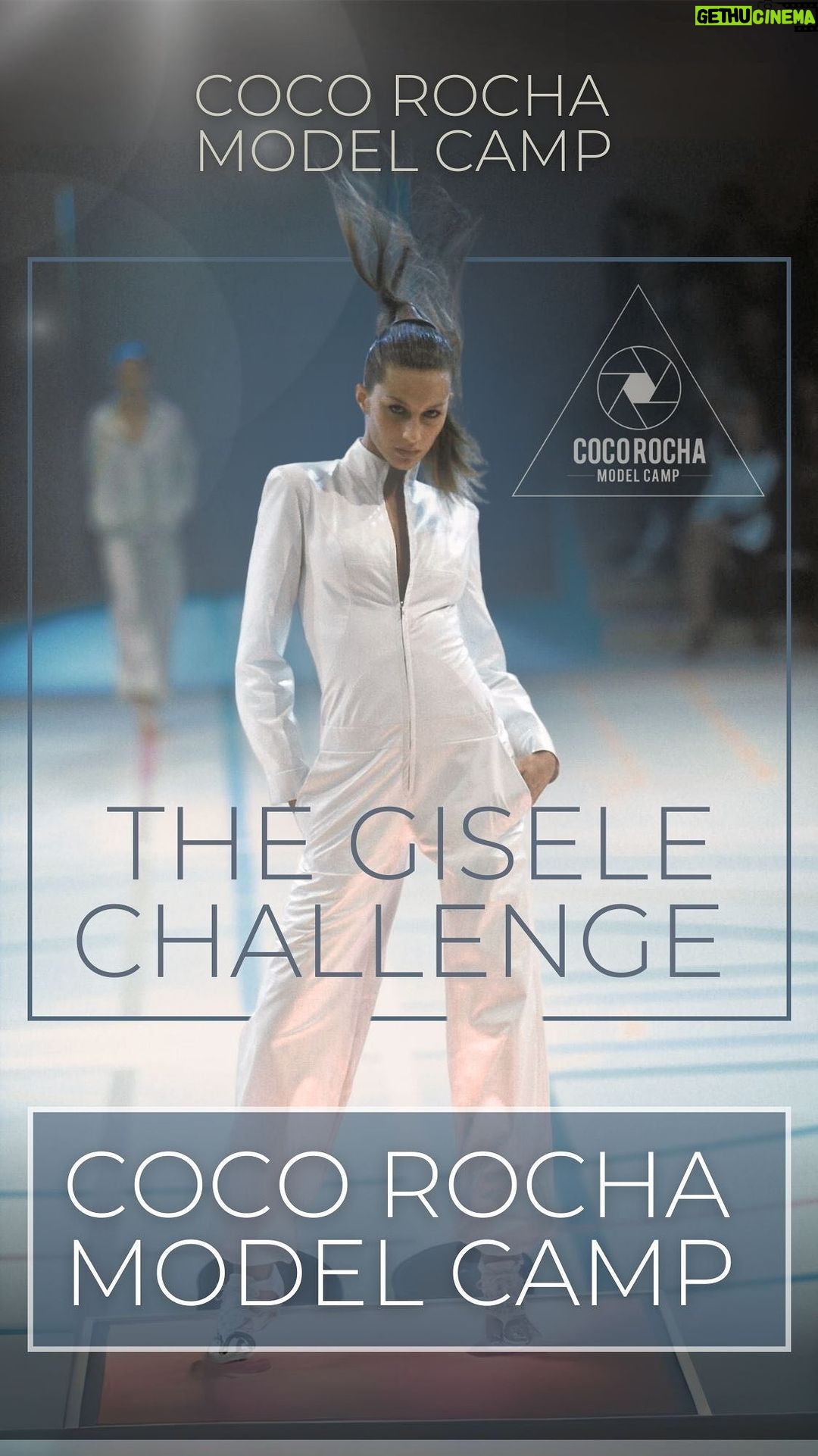 Coco Rocha Instagram - 🚨 GIVEAWAY ALERT! 🚨 You’ve probably seen the iconic moment on tiktok lately: @Gisele strutting for @Givenchy in 2000, handling a broken heel like it’s a breeze 💫👠 At @cocorochamodelcamp, guided by @cocorocha herself, we empower our models to conquer challenges both on and off the runway with grace and poise. To cap off 2023, we’re thrilled to announce our final giveaway: a scholarship to CRMC NY for the standout performer of the #GiseleChallenge! 🏆✨ Showcase your walk following these steps: 1️⃣ Post your video doing the #GiseleChallenge. 2️⃣ Use the #GiseleChallenge hashtag and explain why you want to attend CRMC in 2024. 3️⃣ Tag and mention @cocorochamodelcamp. The winner, chosen by @cocorocha, will be revealed after December 31st! 📅 Let’s gooooo.... 💫👠 New York, New York