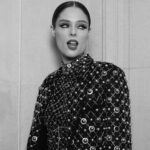 Coco Rocha Instagram - Throwback to this dinner with friends 🖤 @preciousleexoxo @tyrone_dylan @halima @usher