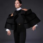 Coco Rocha Instagram - Here’s 5 of the 30+ looks we shot with @s.u.k.e.i.n.a … in 5 hours! 🖤 🤍 Thanks to @roberto_ligresti_studio, @azraredmakeup @dimejialara and of course @o.m.a.r.s.a.l.a.m , @o.m.a.r.s.a.l.a.m for making it happen. New York, New York