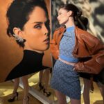 Coco Rocha Instagram - Earlier today at the @chaumetofficial HQ in Place Vendôme getting a first look at the new campaign! Glam by @samira_pikpo @ilya.vanzato @brigittemeirinho. Chaumet