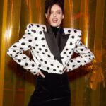 Coco Rocha Instagram - In my Prince era at the @off____white after party 🖤🤍💜 Styled by @altorrin. Paris, France