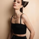 Coco Rocha Instagram - Taking hair bows to their logical conclusion last night in Paris 🎀 Paris, France
