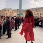 Coco Rocha Instagram - Such an honor to be at the @viviennewestwood show today. Congratulations to Andreas and the whole team on such a moving collection. Paris, France