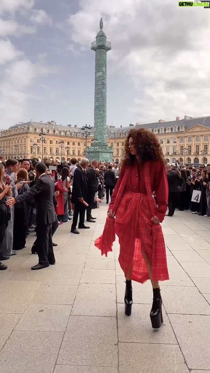 Coco Rocha Instagram - Such an honor to be at the @viviennewestwood show today. Congratulations to Andreas and the whole team on such a moving collection. Paris, France