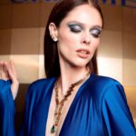 Coco Rocha Instagram - Thanks to the glam team that always has my back, side and front in Paris - styling by @ilya.vanzato, makeup by @samira_pikpo, hair by @carolynrosecina 💙 @chaumetofficial Place Vendôme