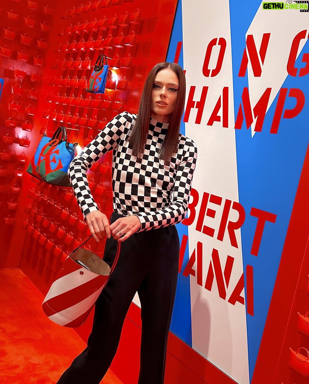 Coco Rocha Instagram - Had so much fun last night with my @longchamp family celebrating the #LongchampxRobertIndiana collection with @sophiedelafontaine, @ellefanning, @rachelbrosnahan and more. Proud to be a long time #LongchampPartner ❤️