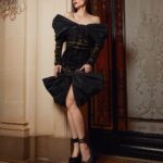 Coco Rocha Instagram - Still not over this look for @ninaricci 🖤 glam by @sirjohn & @carolynrosecina. Styled by @ilya.vanzato and shot by @jeaniestehrphoto Plaza Athénée