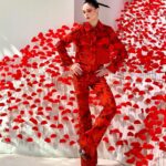 Coco Rocha Instagram - A pleaure to see the hard work of my friends at @akrisofficial on their show today at #parisfashionweek Paris, France