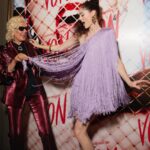 Coco Rocha Instagram - Ellen said ‘put on your best party dress’ - last night at @ellenvonunwerth’s VON magazine soiree💜 Paris, France
