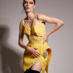 Coco Rocha Instagram - Closed out another #NYFW with @thecut and @lrpeoples last night! 💛 Styled by the one and only @altorrin in a @azziandosta dress with @giuseppezanotti boots and @alexisbittar jewels. Shot by @jeaniestehrphoto 💛 Maxwell Social