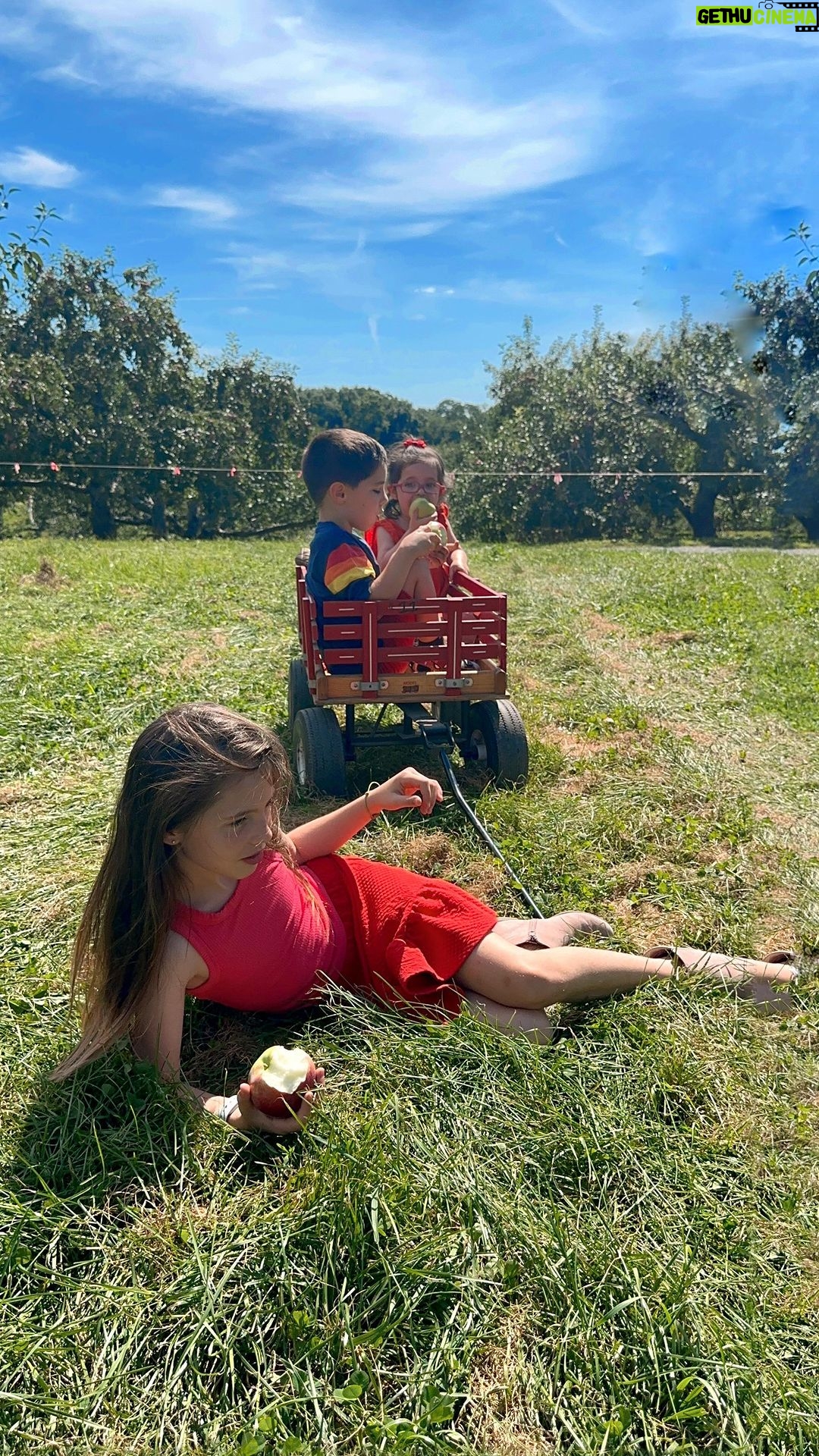 Coco Rocha Instagram - Just one day left before two of my three babies start school. We had an amazing summer 🥺 🍏