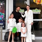 Coco Rocha Instagram - Had so much fun taking the kids to Broadway this week to see @sesamemusical - it gets 3 thumbs up from the theater districts tiniest critics! 👍👍👍 Theater 555
