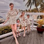 Coco Rocha Instagram - The Von Trapp family night at The Perch! 🦜 @ioniconran @iverconran @ileyconran @jamesedwardconran @windjammerlanding Windjammer Landing, St. Lucia