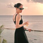 Coco Rocha Instagram - Summer vacation at @windjammerlanding in a quadriptych: I find a moment of peace to enjoy a mimosa ▶️ @jamesedwardconran turns it into a photo op ▶️ @ioniconran wants in ▶️ ioni steals the show 💕 Windjammer Landing, St. Lucia