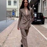 Coco Rocha Instagram - Rolled off the plane in Milan, did a quick shoot with @the_italian_reve and then enjoyed the quiet luxury of the @loropiana presentation, all before lunch! #loropiana Milan, Italy