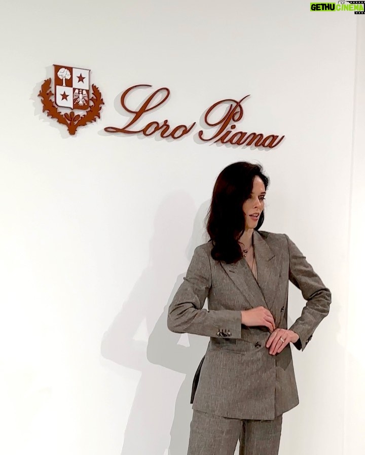 Coco Rocha Instagram - Rolled off the plane in Milan, did a quick shoot with @the_italian_reve and then enjoyed the quiet luxury of the @loropiana presentation, all before lunch! #loropiana Milan, Italy