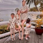 Coco Rocha Instagram - The Von Trapp family night at The Perch! 🦜 @ioniconran @iverconran @ileyconran @jamesedwardconran @windjammerlanding Windjammer Landing, St. Lucia