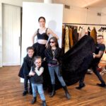 Coco Rocha Instagram - Bring your kids to work day at #NYFW: @csiriano fitting episode 🖤 @ioniconran 🖤 @iverconran 🖤 @ileyconran 🖤 SoHo, New York