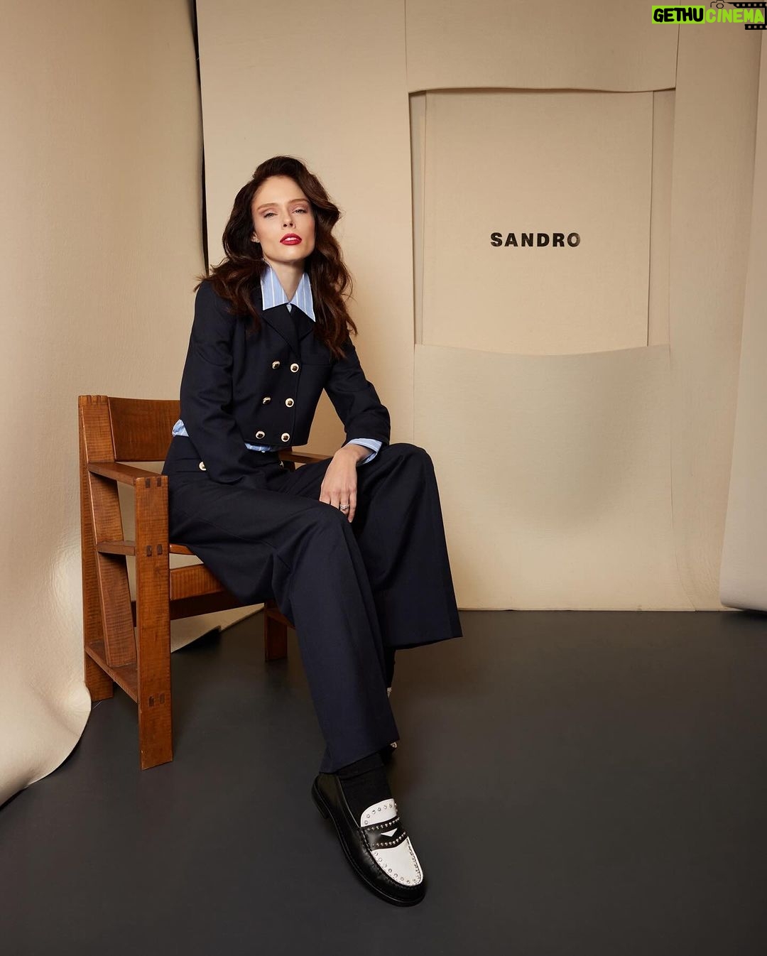 Coco Rocha Instagram - Spent the morning with the sweetest team at @sandroparis - loved the new collection and the idea of an elevated daily uniform. Paris, France