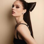 Coco Rocha Instagram - Taking hair bows to their logical conclusion last night in Paris 🎀 Paris, France