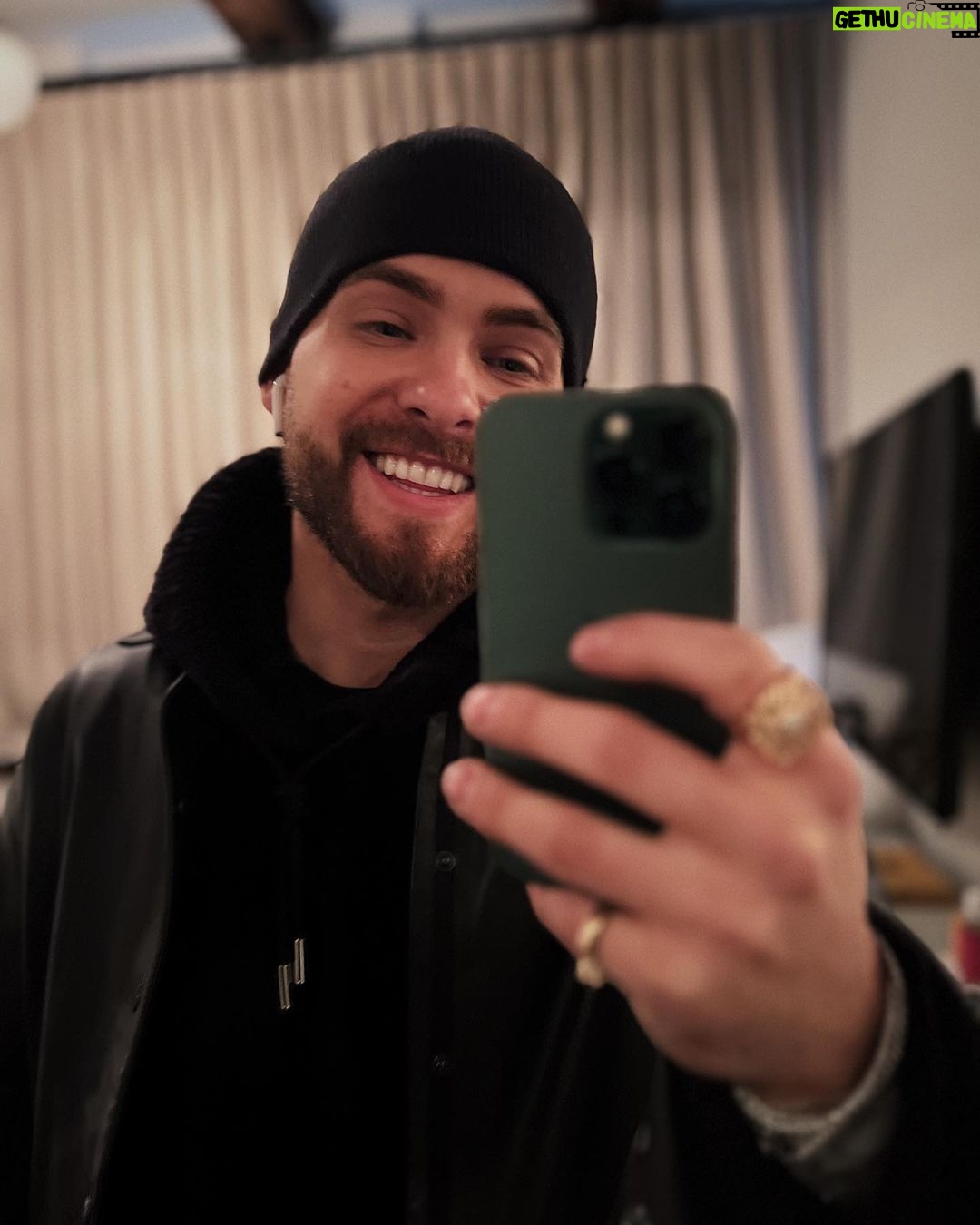 Cody Christian Instagram - all black outfits but i smile a lot. 😬
