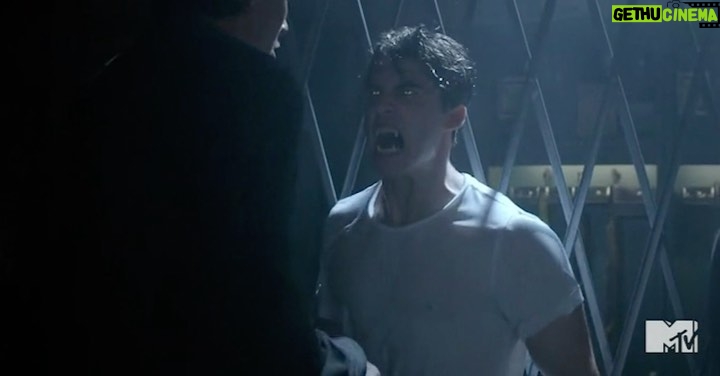 Cody Christian Instagram - nothing like being tied up, fake electrocuted, and having water thrown on you for six hours of filming. All in a days work. Hahaha, I love my job. one of my favorite scenes from teen wolf, what’s one of yours?