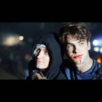 Cody Christian Instagram - szn 6 teen wolf throwback with the amazing @carleighherbert that made all our dirt, blood, and horror expectations a reality. She also made us pretty too. She’s da best.