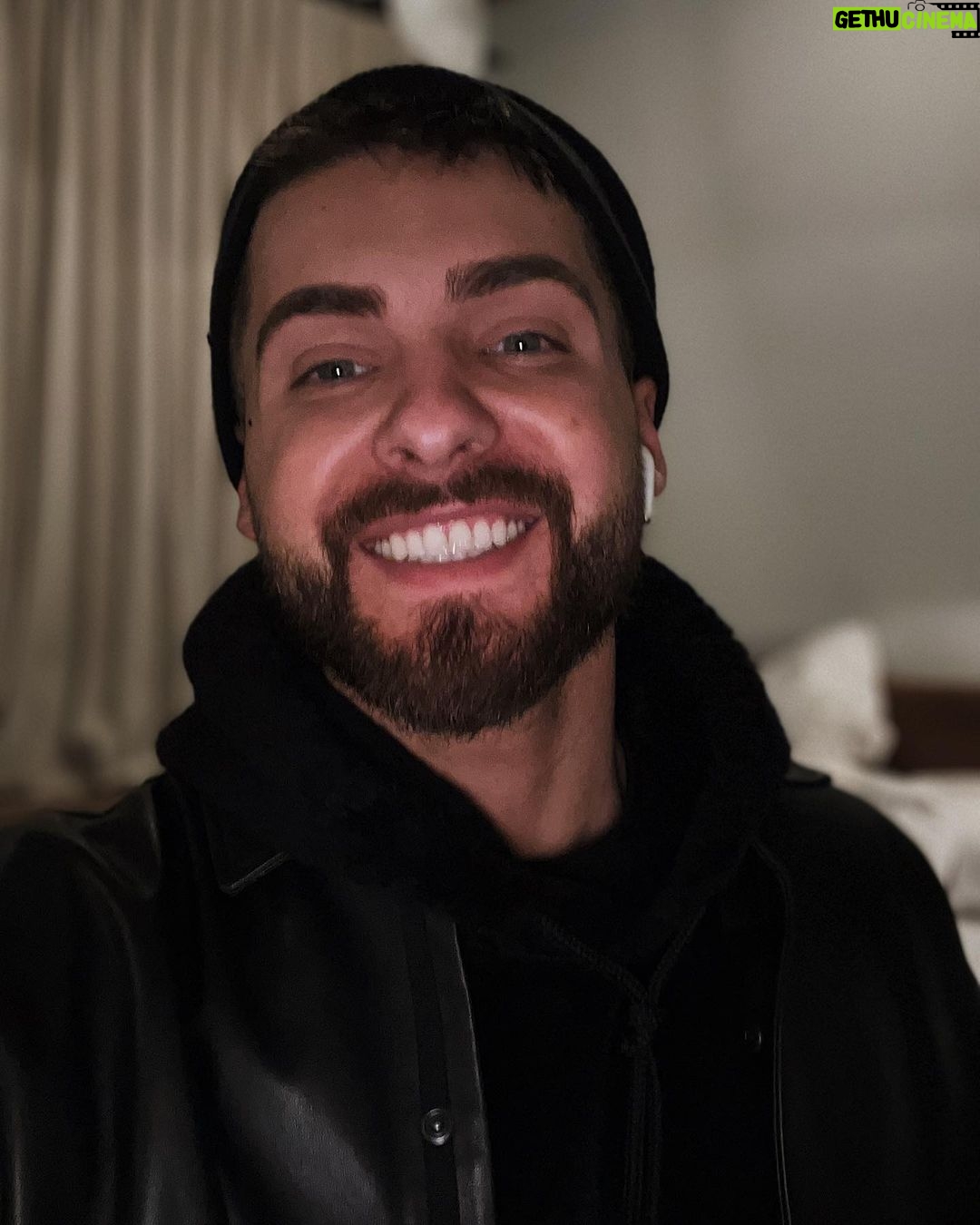 Cody Christian Instagram - all black outfits but i smile a lot. 😬