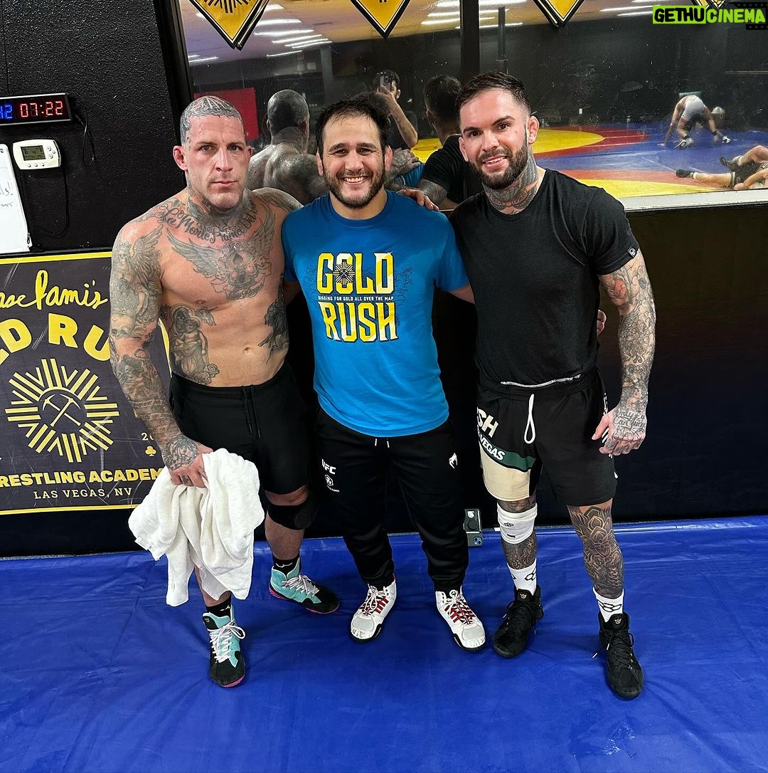 Cody Garbrandt Instagram - @goldrushwrestling @chasepami @llkingkig 🤼 #WrestlingIsLife Las Vegas, Nevada