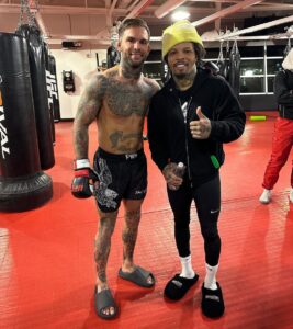 Cody Garbrandt Instagram - Good to catch up with @gervontaa #FightWeek