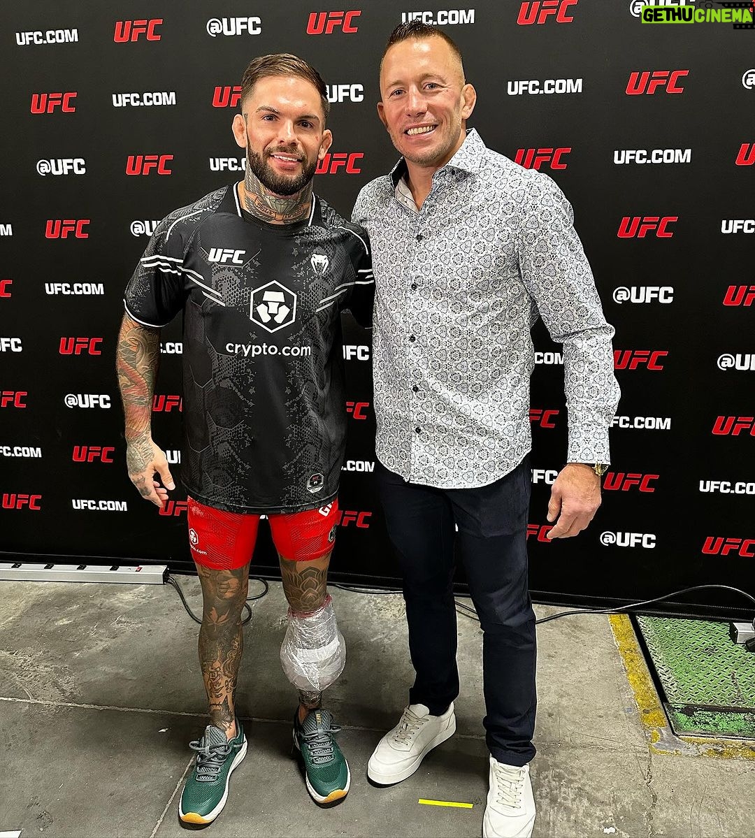 Cody Garbrandt - 55.1K Likes - With the 🐐 @georgesstpierre