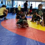 Cody Garbrandt Instagram - Kai’s first wrestling practice! What an amazing academy @goldrushwrestling has here in Las Vegas. 👏🏼