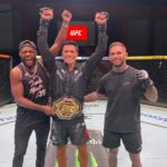 Cody Garbrandt Instagram - May you be as happy as @instasuelos was learning how to train like a @ufc fighter! Las Vegas, Nevada
