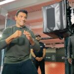 Cody Garbrandt Instagram - May you be as happy as @instasuelos was learning how to train like a @ufc fighter! Las Vegas, Nevada
