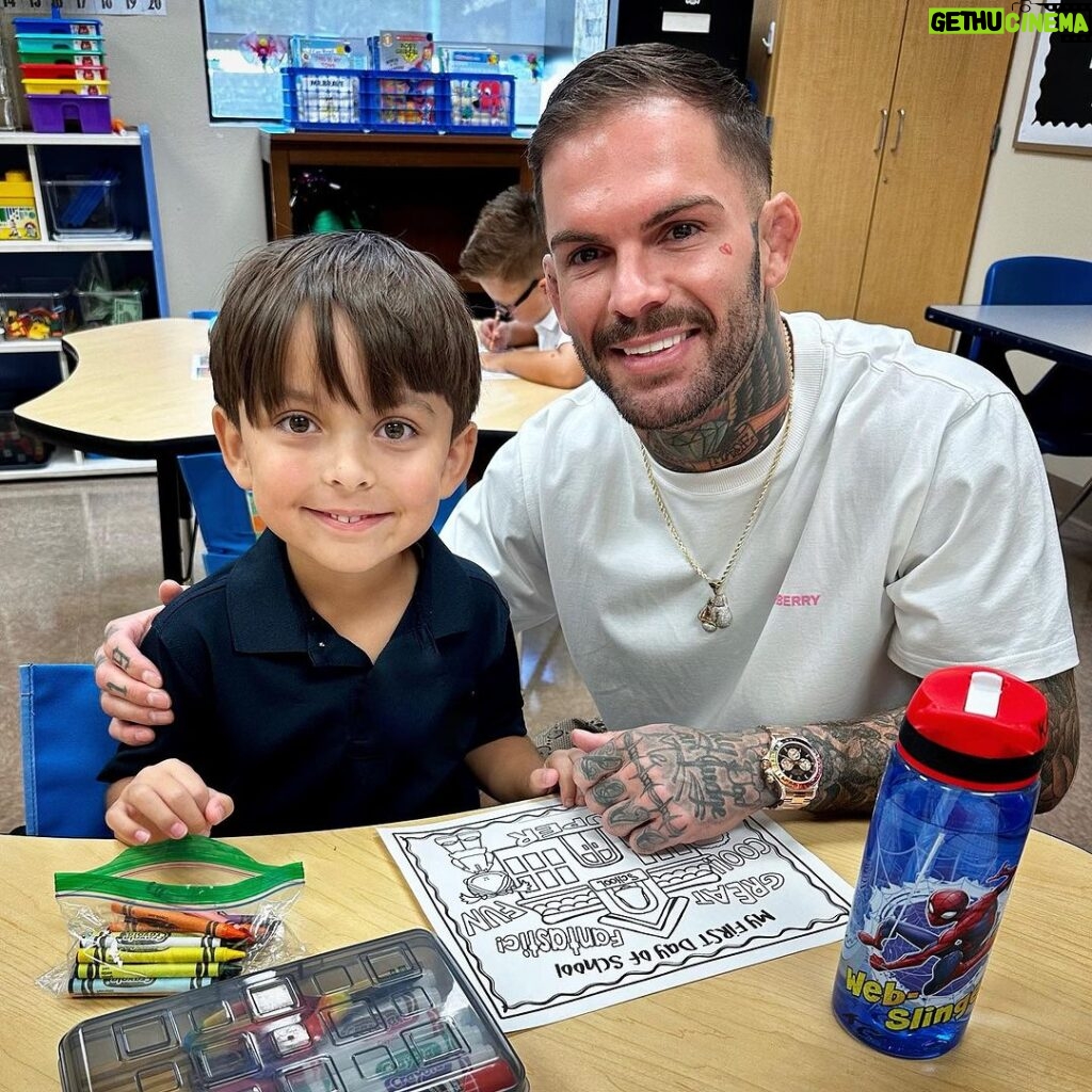 Cody Garbrandt Instagram - My little man is a kindergartener!!