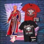 Cody Runnels Instagram – Coming home 

• RED (Exclusively for Enmarket Arena & State Farm Arena)
• BLACK available starting Monday on @wweshop @fanatics @wwe