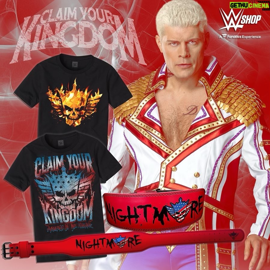 Cody Runnels Instagram - @wwe @fanatics @wweshop