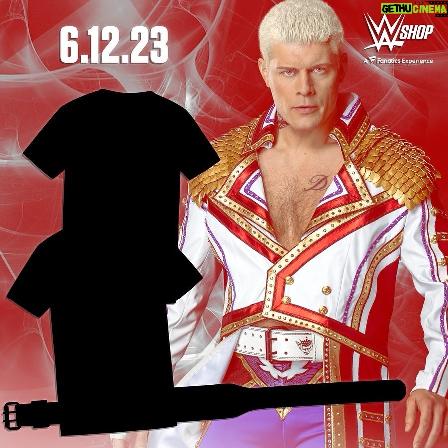 Cody Runnels Instagram - 6.12.23 @wweshop @fanatics