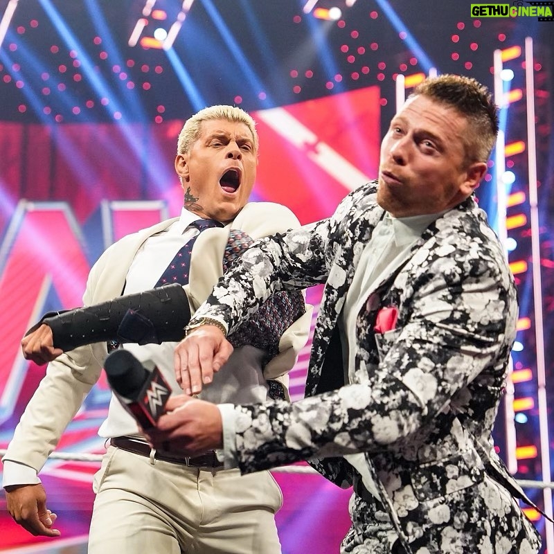 Cody Runnels Instagram - The highs and lows 📸 of a #miztv - it stung @wwe