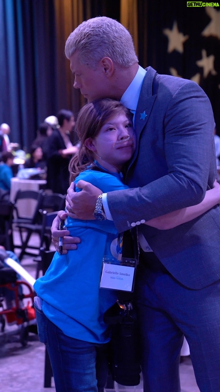 Cody Runnels Instagram - Yesterday was simply amazing as @wwe Superstars inducted 20 new members to the @makeawishamerica Circle of Champions! #WrestleMania Universal Studios Hollywood