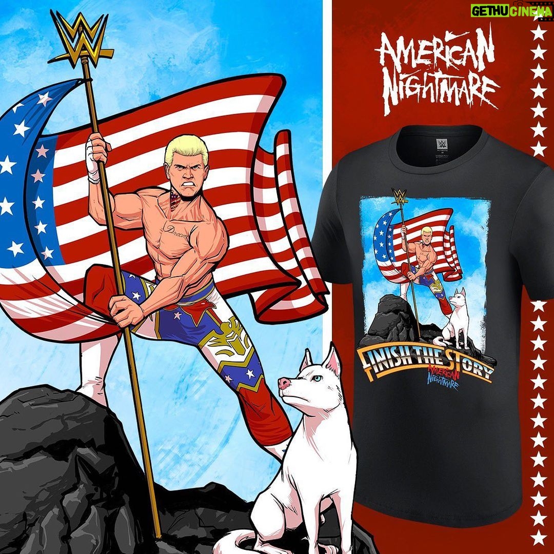 Cody Runnels Instagram - Finish The Story @wweshop @wwe