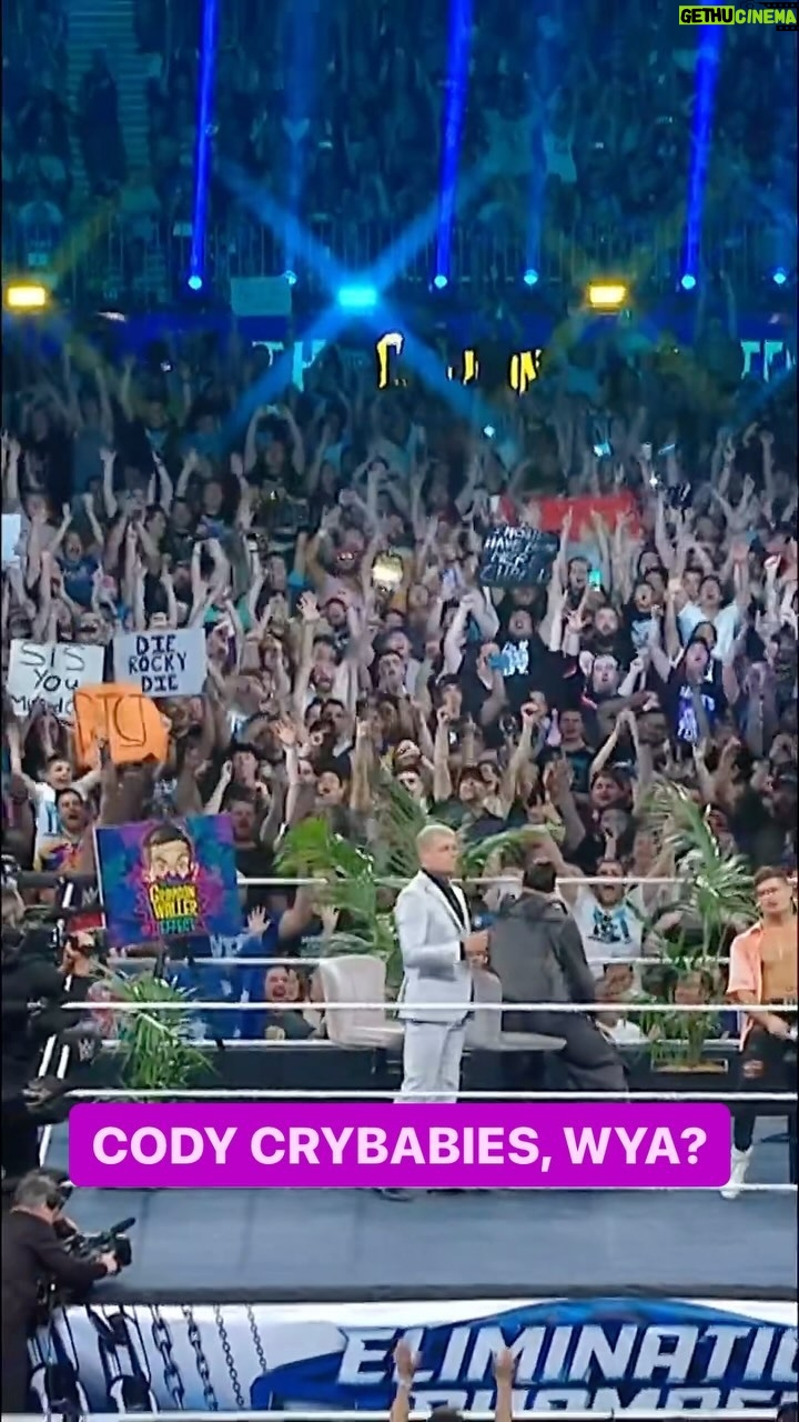 Cody Runnels Instagram - Drop a 🙌 if you’re a “Cody Crybaby” and proud of it! #WWEChamber
