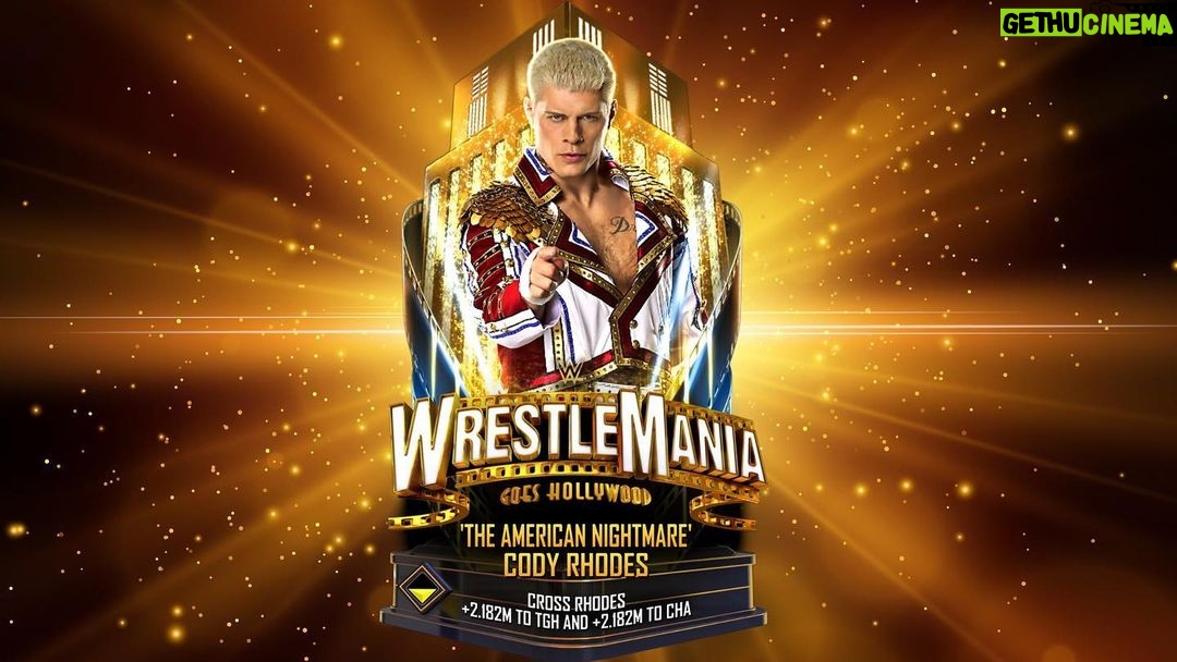 Cody Runnels Instagram - All Rhodes to WrestleMania start with @wwesupercard !