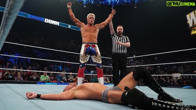 Cody Runnels Instagram - Thank you @mgmgrand / @foxtv @wweonfox #smackdown for a helluva bout’