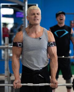 Cody Runnels Instagram - 43 days to @wwe WRESTLEMANIA 39 - nice training session with Uncle @diamonddallaspage at @nightmare.fitness @nightmarefactoryga using his BFR Powercuff bands 💪 - more about these coming from @ddpyoga in the near future. #dothework #powerup