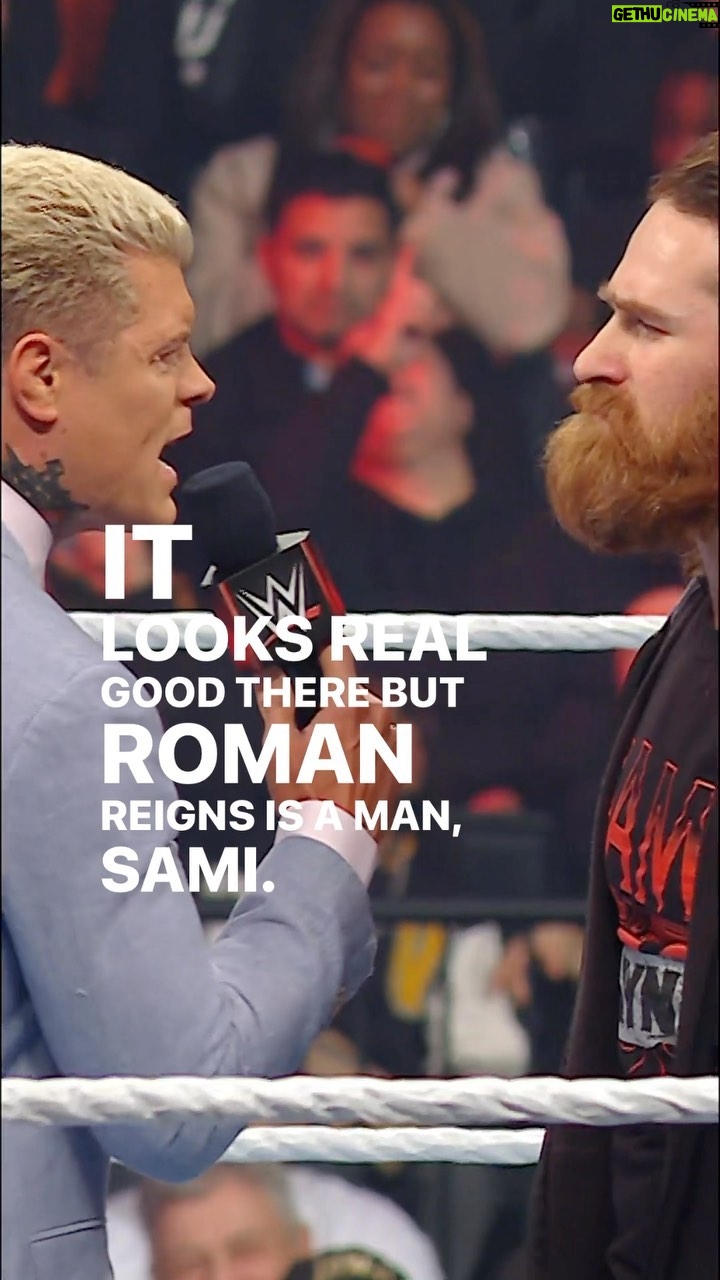 Cody Runnels Instagram - @americannightmarecody isn’t intimidated by @romanreigns “GOD mode”