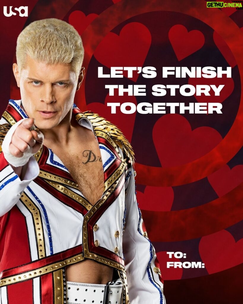 Cody Runnels Instagram - Make sure your Valentine’s Day is anything but a Nightmare! #wwe #wweraw